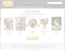 Tablet Screenshot of blossomsontheblvd.net